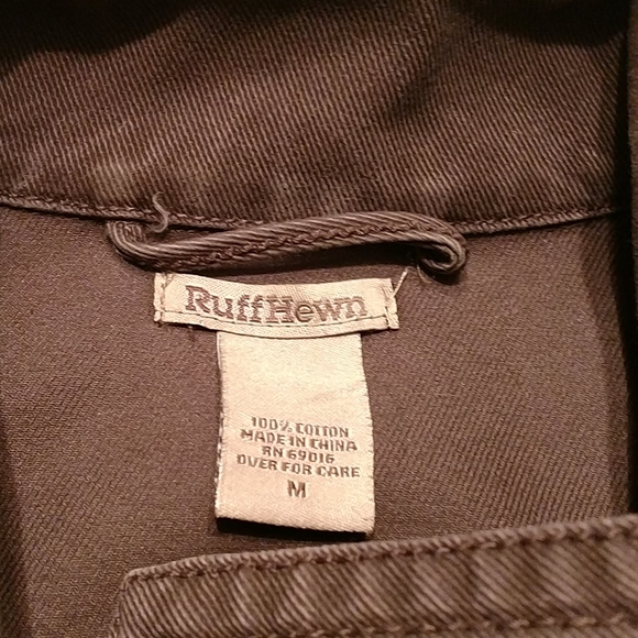 Ruff Hewn ladies double breasted brown jacket, Med - Picture 8 of 12